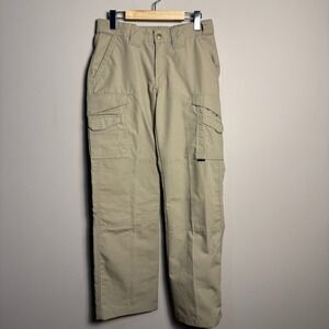 TRU-SPEC Women Beige Tactical Cargo Pants Work Utility Outdoor Size 2‎ Ripstop